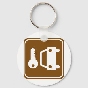 Porte-clés Panneau de location de voiture