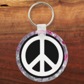 Porte-clés Panneau de paix (Recto)