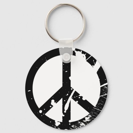 Porte-clés Panneau de paix (Recto)