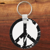 Porte-clés Panneau de paix (Recto)