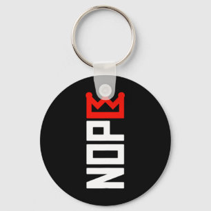 Porte-clés Panneau de protestation No Kings Vertical
