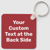 Porte-clés Panneau de sécurité de l'applicateur de brouillard (Dos)