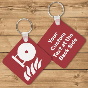 Porte-clés Panneau de sécurité de l'extincteur fixe