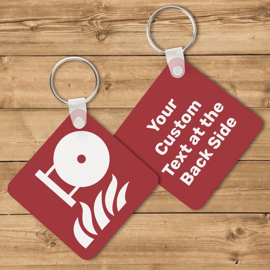 Porte-clés Panneau de sécurité de l'extincteur fixe