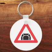 Porte-clés Panneau de signalisation de tunnel Symbole de la c (Recto)