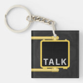 Porte-clés Panneau de signalisation New York Crosswalk (Devant)