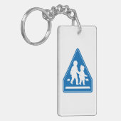 Porte-clés Panneau de signalisation scolaire >> Japonais (Devant gauche)