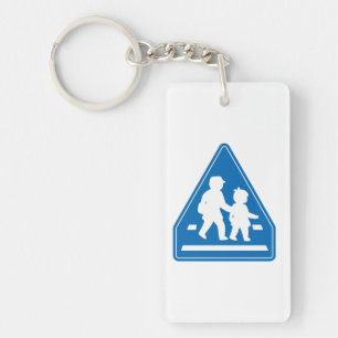 Porte-clés Panneau de signalisation scolaire >> Japonais