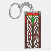 Porte-clés Panneau de verre élégant teinté  (Devant gauche)