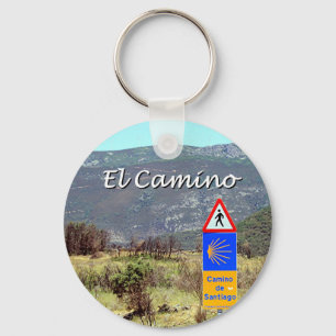 Porte-clés Panneau El Camino de Santiago (légende)