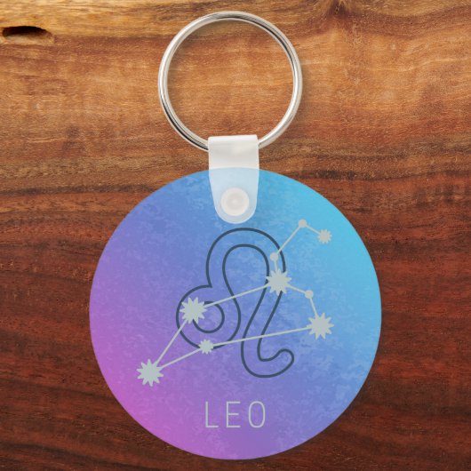 Porte-clés Panneau étoile Leo Zodiac Horoscope Constellation (Recto)