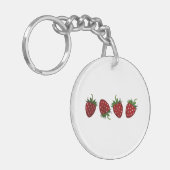 Porte-clés Panneau fraise (Devant gauche)