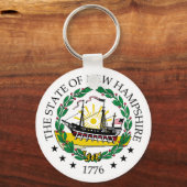 Porte-clés Panneau New Hampshire (Recto)
