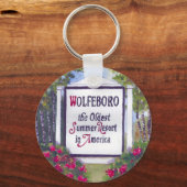 Porte-clés Panneau NH Wolfeboro (Recto)