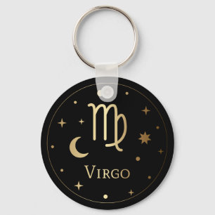 Porte-clés Panneau or Zodiac/Virgo