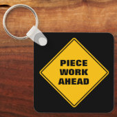 Porte-clés Panneau personnalisé de signalisation routière 'Tr (Recto)