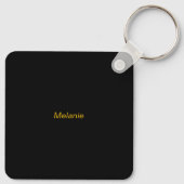 Porte-clés Panneau personnalisé de signalisation routière 'Tr (Dos)