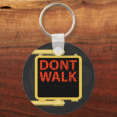 Porte-clés Panneau piéton New York (Recto)