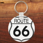 Porte-clés Panneau Route 66 (Recto)