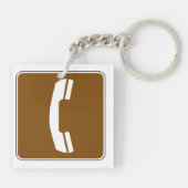 Porte-clés Panneau routier (Dos)