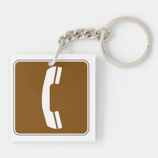 Porte-clés Panneau routier (Dos)