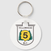 Porte-clés Panneau routier Yellowhead (Recto)
