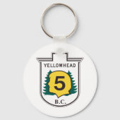 Porte-clés Panneau routier Yellowhead (Verso)