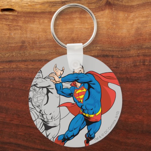 Porte-clés Panneaux comiques Superman (Recto)