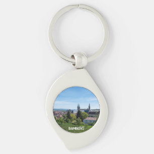 Porte-clés Panorama de la vieille ville historique de Bamberg