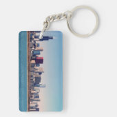 Porte-clés Panorama de l'horizon de Chicago (Dos)