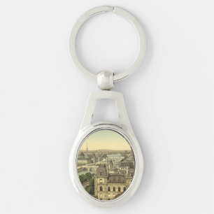 Porte-clés Panorama des sept ponts, Paris, France