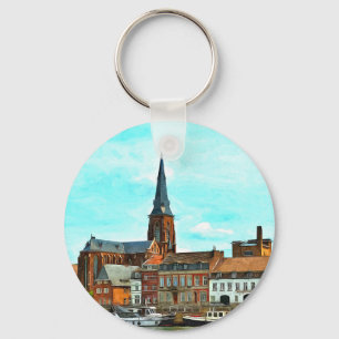 Porte-clés Panorama élégant de Maastricht