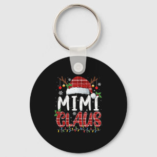 Porte-clés Pantalon de pyjama à lumières de Noël Mimi Claus p