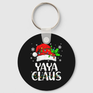 Porte-clés Pantalon de pyjama à lumières de Noël Yaya Claus p