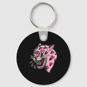 Porte-clés Panther Nk X Heart Love Traditionnel Tri-bl