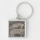 Porte-clés Panthère attaquant un taureau (Devant)