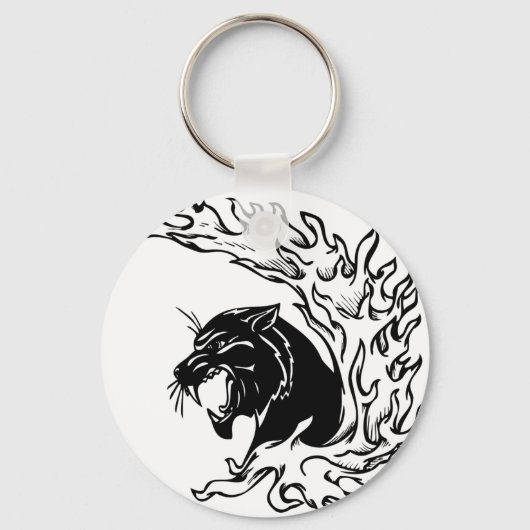 Porte-clés Panthère noire (Recto)