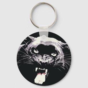 Porte-clés Panthère noire Jaguar