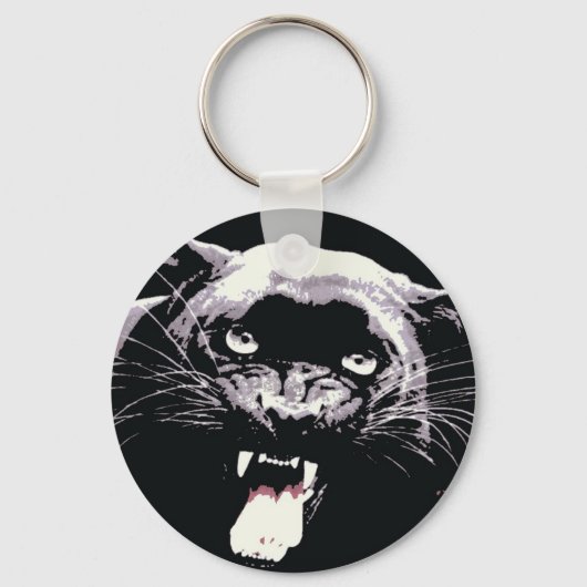 Porte-clés Panthère noire Jaguar (Recto)