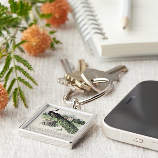 Porte-clés Paon (Côté)