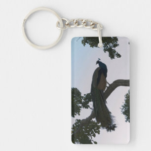 Porte-clés Paon dans l'arbre