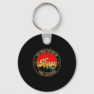 Porte-clés Pap L'Homme Le Mythe La Légende Vintage Rétro Pour