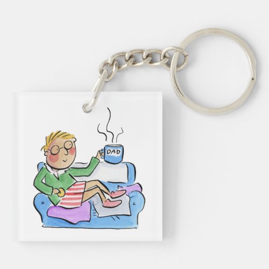 Porte-clés Papa (Dos)