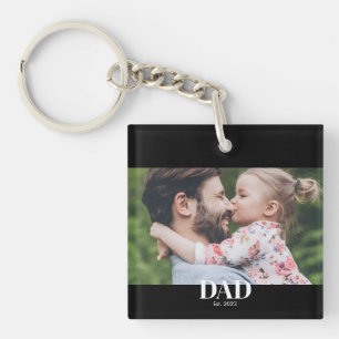 Porte-clés Papa a établi la photo