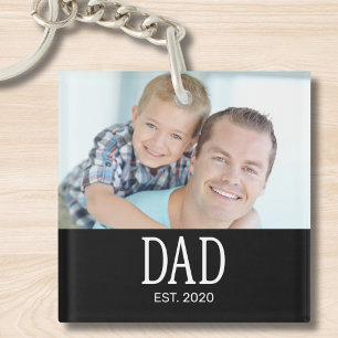 Porte-clés Papa a établi la photo