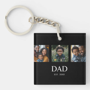 Porte-clés Papa a établi la photo moderne 3