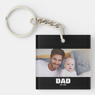 Porte-clés Papa a établi une photo moderne
