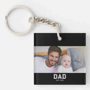 Porte-clés Papa a établi une photo moderne