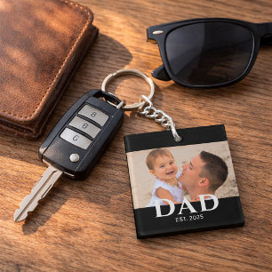 Porte-clés Papa a fondé la photo moderne