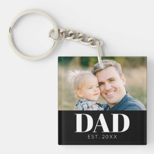 Porte-clés Papa a Fondé Photo Pères Noël